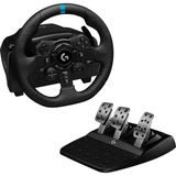 G G923 Driving Force Yarış Direksiyonu, Aşamalı Fren Pedalı, Alüminyum, Çelik ve Deri Yapı,