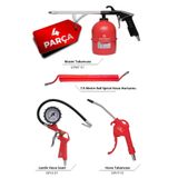 G GAPTOOLS 4 Parça Hava Kompresör Seti