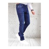 G GOLEND Erkek Regular Fit Boru Paça Esnek Likralı Denim Jeans Kot Pantolon