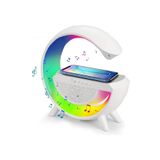 G Hoparlör Led Işıklı Rgb Aydınlatma Kablosuz Şarj Bluetooth Hoparlör Speaker 15 Watt Beyaz