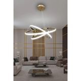 G-Light 3' Lü Çember Modern Sarkıt LED Avize - Altın