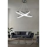 G-Light 4 Lü Çember 30-40-50-60 cm LED Avize - 1 - Krom