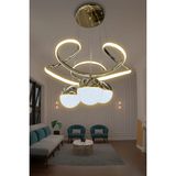 G-Light Dron 3 Top Modern Sarkıt LED Avize - 1 - Gold