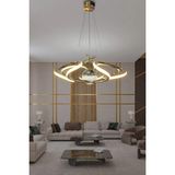 G-Light Dron 4 Kol Tek Top Modern Sarkıt Avize - 1 - Gold