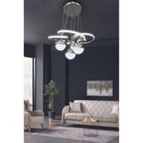 G-Light Florya 4 Top Modern Sarkıt LED Avize - 1 - Krom