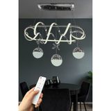 G-Light Kuzey Masa Üstü 3 Top Modern Sarkıt LED Avize - 1 - Krom