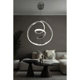 G-Light Modern Sarkıt Koridor Oda Avizesi Helezon - 1 - Krom