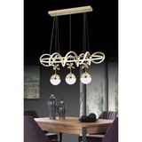 G-Light Yıldız Çemberli Kıvrım Masa Üstü LED Avize - 1 - Gold