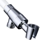 G-Promise Elle Tutulan Duş Başlığı için %100 Metal Duş Başlığı Tutacağı, Ayarlanabilir Braket Tutucu, Duş Kolu Adaptörü, Evrensel Duş Kolu Montajı, Krom Kaplama