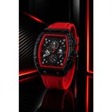 G Sport Polo Richard Model Slikon Kordonlu Erkek Kol Saati - Bordo