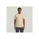 G-STAR RAW KREM LOGOLU ERKEK POLO T-SHIRT