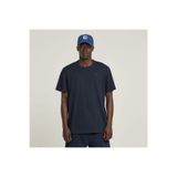 G-STAR RAW LACİVERT LOGOLU ERKEK T-SHIRT
