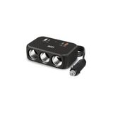 G18 120W Çoklu Çıkışlı Araç Şarj Cihazı – 2x Type-C, USB, QC4.0 & 3 Çakmaklık Girişli G1806