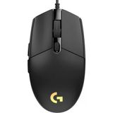 G203 Optik Kablolu Gaming Oyuncu Mouse Makrolu Siyah Optik 910-005796