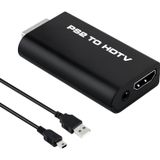 G300 PS2'den Hdmi'a Çevirici Adaptör HDTV 3,5 mm Ses Çıkışlı Mini USB'den USB'ye Kablo ile Güç Alır PS2 Slim Desteklemez
