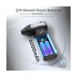 G320 Turbo Jet Fan Hava Üfleyici - 【turbo Modda 320 Gram Hava Üfleme Gücü】- Ultra Güçlü Hava Basıncı -Taşıma Torbalı ve Ekstra Nozullu - Çıkarılabilir Batarya Sistemi