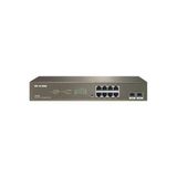 G3310F 8 Port Gigabit + 2x1 GB SFP Uplınk Cloud Yönetilebilir Rackmount Switch