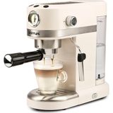 G3FERRARI Amarcord Espresso Cappuccino Makinesi, Süt Köpürtücülü, Krem - 260-Pembe