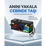 G6 Thumb Camera Mini Anahtarlık Kamera 1080P HD Video Kayıtlı Retro Tasarım Taşınabilir Mini Dijital Kamera