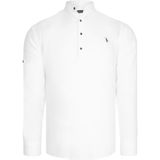 G783 Dewberry Hakim Yaka Erkek Gömlek-Beyaz - 2XL