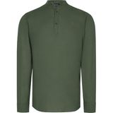 G783 Dewberry Hakim Yaka Erkek Gömlek-Haki - 3XL