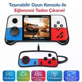 G9 Taşınabilir Oyun Konsolu 666 Oyun Dahili Tv Bağlantılı Çift Kontrolcülü Hd Ekranlı