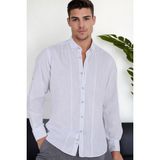 G921 Dewberry Erkek Gömlek-Beyaz - 2XL