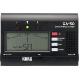 Ga-50 El Tipi Gitar ve Bas Akort Cihazı Dijital Ibreli, Flat Tuning ve Ses Çıkışlı - Siyah