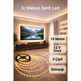 ga gözde aydınlatma 10 m ◆ Şerit Led Günışığı ◆ İç Mekan ◆ Yüksek Lümen ◆ Ekstra Kalın PCB ◆ 10 m ( TRAFOSUZ )