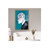 Gaagart Metal Çerçeveli Cam Psikoloji Poliklinik Tablosu Sigmund Freud, 60 X 90