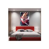 GAAGART Metal Çerçeveli Temperli Cam Tablo Dizi Karakteri Edward Elric 60 x 90 gartNM6232