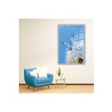 GAAGART Metal Çerçeveli Temperli Cam Tablo Hayvan Portresi Kelebek 40 x 60 gartNM4596