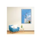 GAAGART Metal Çerçeveli Temperli Cam Tablo Hayvan Portresi Kelebek 60 x 90 gartNM4597