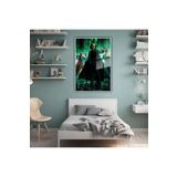 GAAGART Metal Çerçeveli Temperli Cam Tablo Matrix Film Görseli 40 x 60 gartNM6576