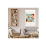 GAAGART Tekli Ahşap Lamine Çerçeveli Mdf Tablo Soyut Ateş Dikeni 18 x 23 gartNM7847