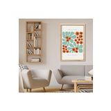 GAAGART Tekli Ahşap Lamine Çerçeveli Mdf Tablo Soyut Ateş Dikeni 30 x 40 gartNM7852
