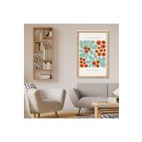 GAAGART Tekli Ahşap Lamine Çerçeveli Mdf Tablo Soyut Ateş Dikeni 40 x 60 gartNM7853