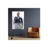 Gaagart Tekli Dikey Kanvas Duvar Tablosu Fötr Şapkalı Kemal Atatürk, 80 X 120