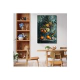 Gaagart Tekli Dikey Kanvas Mutfak Tablosu Kurumuş Portakal Tasarımı, 60 X 90