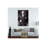 GAAGART Tekli Dikey Kanvas Ofis Tablosu Klasik Atatürk Portresi 30 x 40 gartNM7041