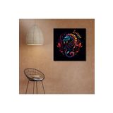 GAAGART Tekli Kare Kanvas Astroloji ve Burç Tablosu Akrep Burcu 40 x 40 gartNM8216
