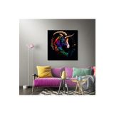 GAAGART Tekli Kare Kanvas Astroloji ve Burç Tablosu Oğlak Burcu 40 x 40 gartNM8239