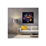GAAGART Tekli Kare Kanvas Astroloji ve Burç Tablosu Yengeç Burcu 50 x 50 gartNM8213