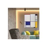 GAAGART Tekli Kare Kanvas Tablo Piet Mondriaan 1926 Composition 3 50 x 50 gartNM8134