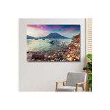 Gaagart Tekli Yatay Kanvas Duvar Tablosu Ahşap İskele Ve Deniz Doğa, 120 X 80