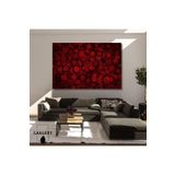 Gaagart Tekli Yatay Kanvas Salon Duvar Tablosu Kırmızı Güller Tasarım, 100 X 70