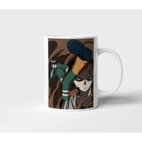 Gaara Vs Rock Lee Naruto Anime Tasarım Kupa - Hediyelik Kupa - Baskılı Kupa - 001 - Beyaz - 300 ml