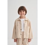 Gabardin Ceket 2-7 Yaş Bej