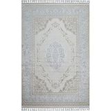 Gabardin Halı Miranda Serisi 4011 Akrilik Halı Salon Oturma Odası Halısı Krem