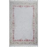 Gabardin Halı Miranda Serisi 4016 Akrilik Halı Salon Oturma Odası Halısı Krem
